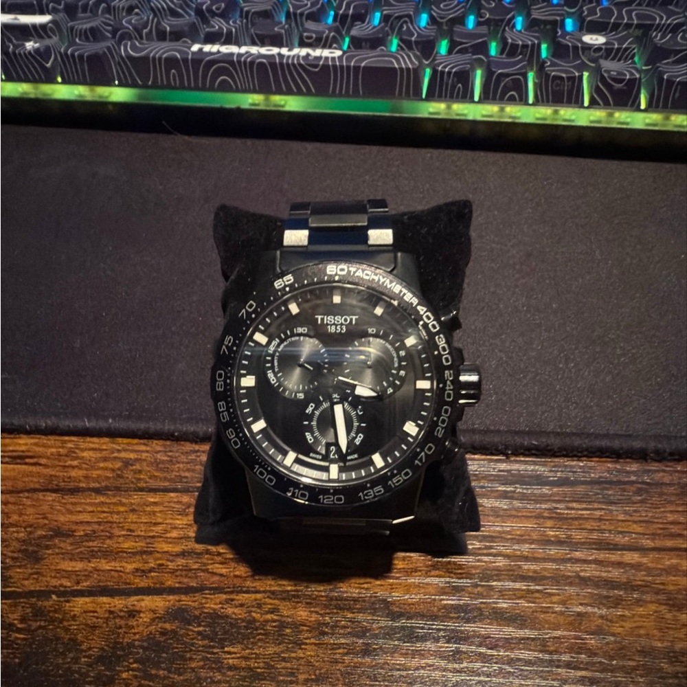 Tissot Black Tachymeter Chronograph Watch - Picture 2 of 5